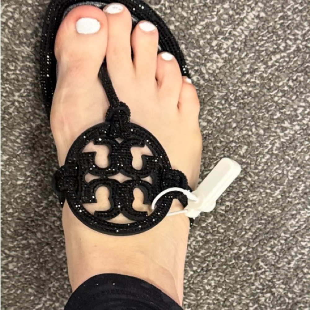 Tory Burch Black Sandals - Picture 2 of 3